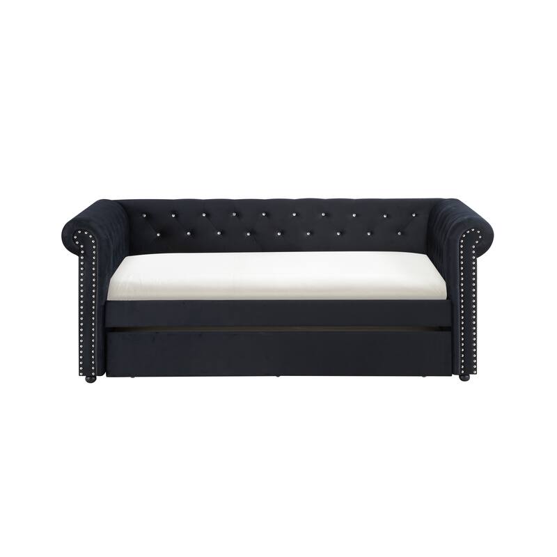 Luxurious 1Pc Modern Aesthetic Beautifully Button Tufted Nailhead Trim