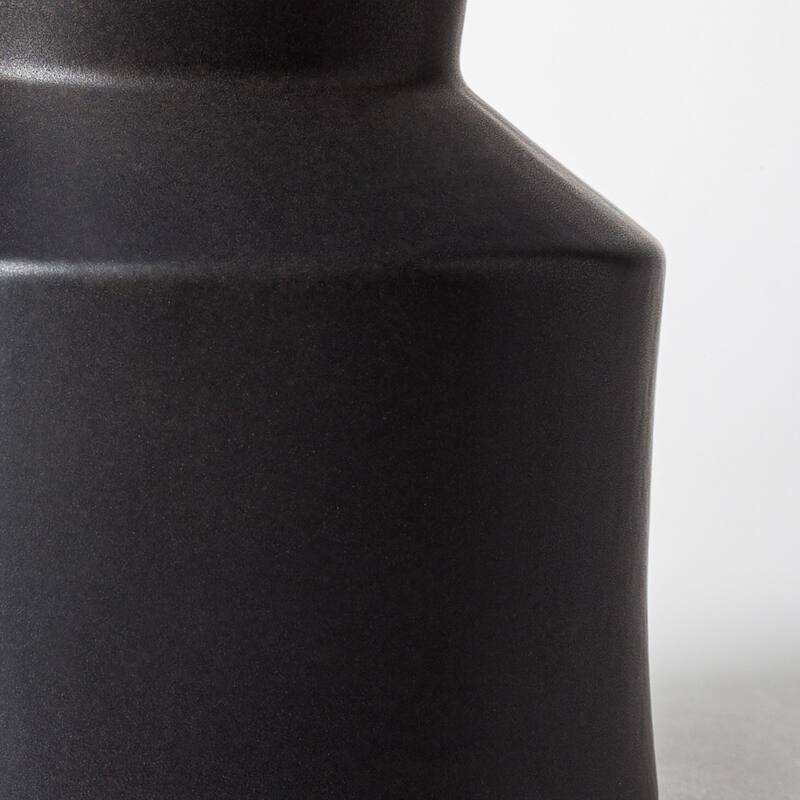 Laforge 5.5L x 5.5W x 9.4H White Ceramic Vase