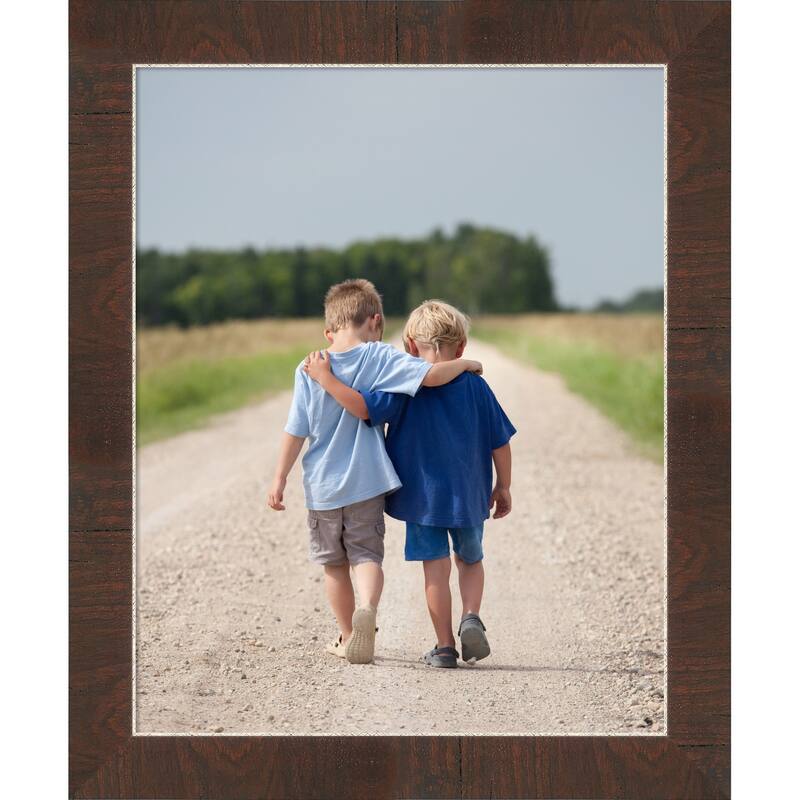 Wildwood Brown Narrow Framed Picture Frame, Photo Frame - 16x20