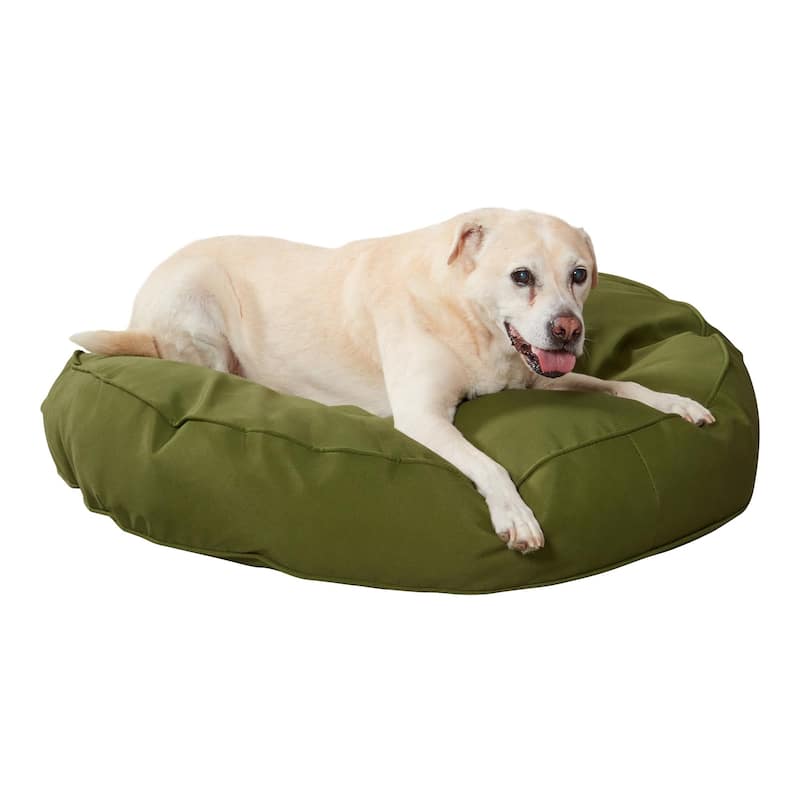 Gordie Round Indoor/Outdoor Pillow Dog Bed - Medium (36") - Hunter