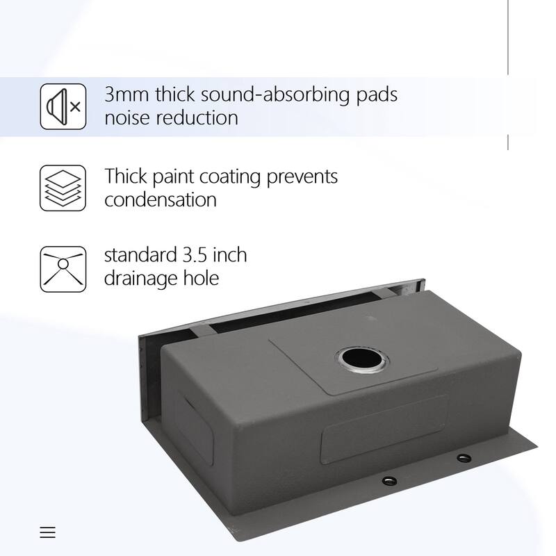 16-Gauge Stainless Steel 33 in. Single Bowl Farmhouse/Apron Drop-in Kitchen Sink with Bottom Grid