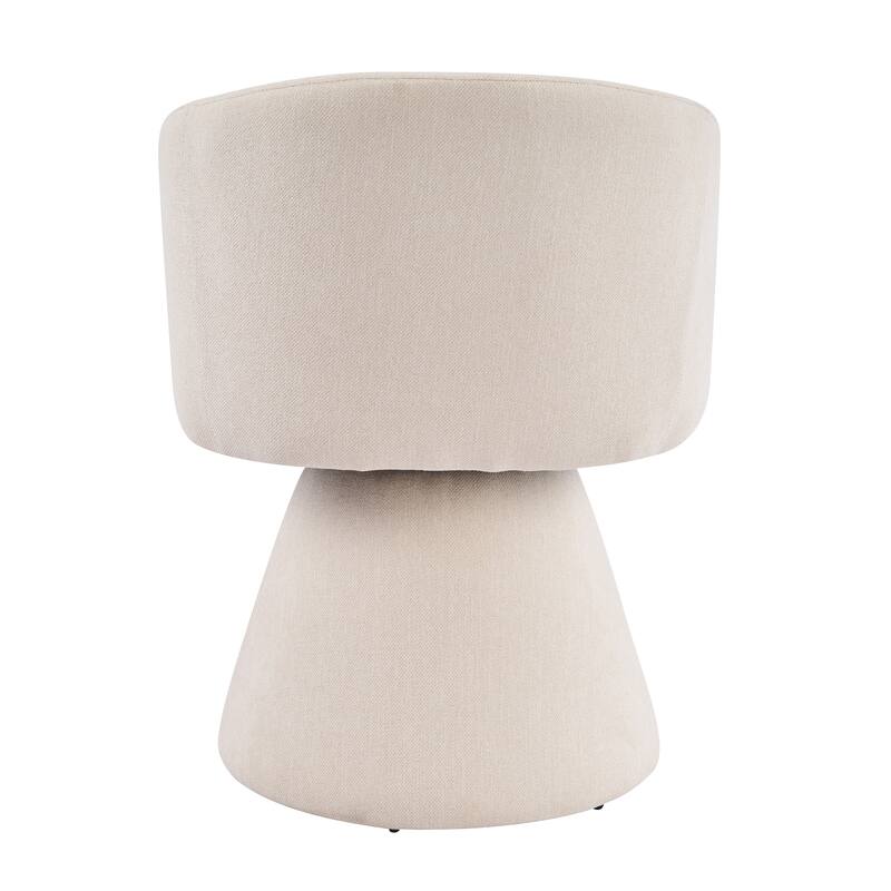 Christopher Knight Home - 180° Swivel Upholstered Dining Chairs with Metal Frame (Set of 2)