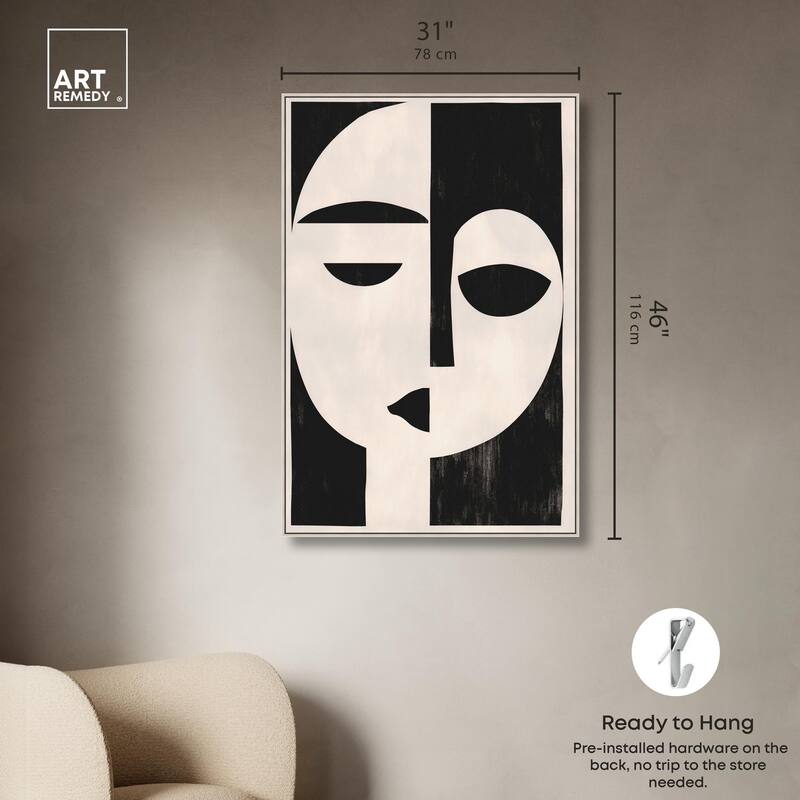 The Mask I Canvas by Art Remedy