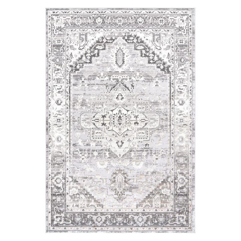 Bowman Classic Oriental Gray/Beige Area Rug