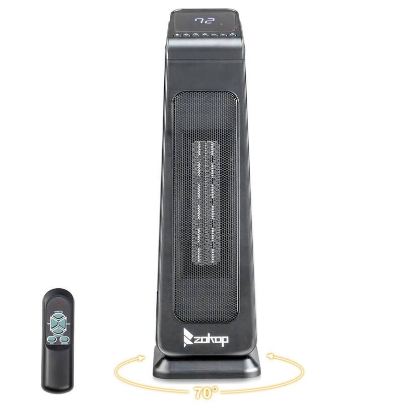 1500-Watt 23-inch Portable Electric Heater with Remote Control