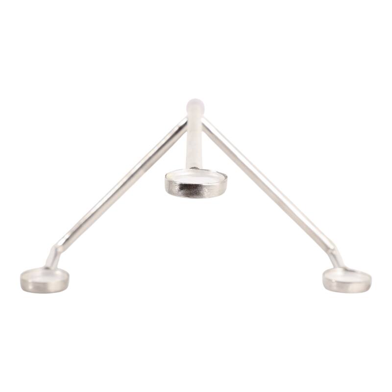 Stylish Metal and Acrylic Easel Stand Decorative Object