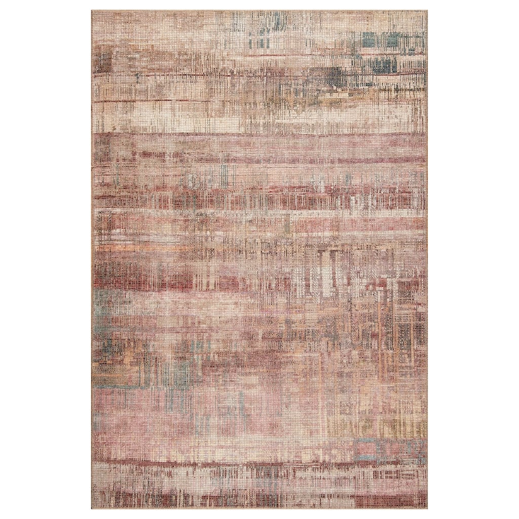 Terra by Obeetee Avalon Modern Multi Rug