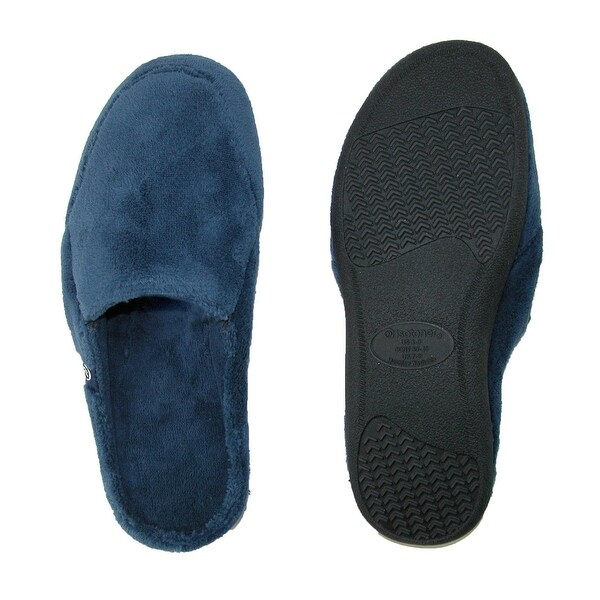 isotoner men's microterry clog slippers