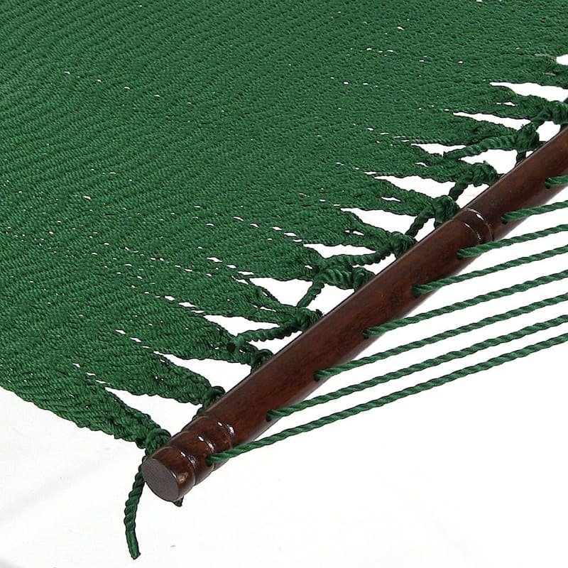 Sunnydaze Large 2-Person Rope Hammock with Spreader Bar & Hammock Stand