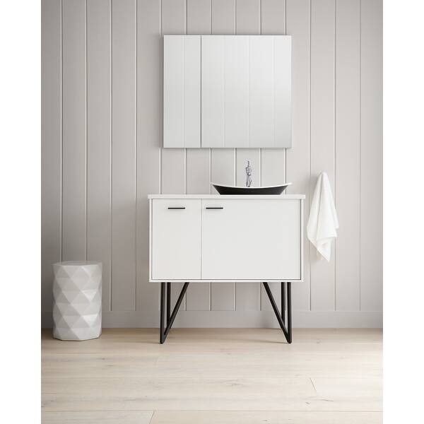 Shop Kohler K 99008 Verdera 34in W X 30in H Aluminum Medicine Cabinet With Reversible Hinges Overstock 16318492