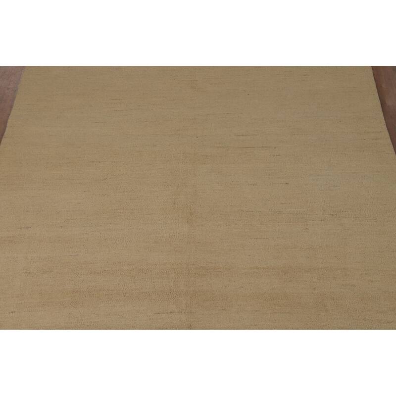 Gabbeh Modern Area Rug Hand-Knotted Wool Carpet - 6'2"x 9'8"