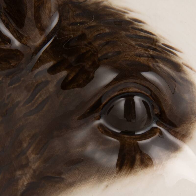 Stoneware Goat Shaped Pitcher - 6.5"L x 4.88"W x 6.88"H