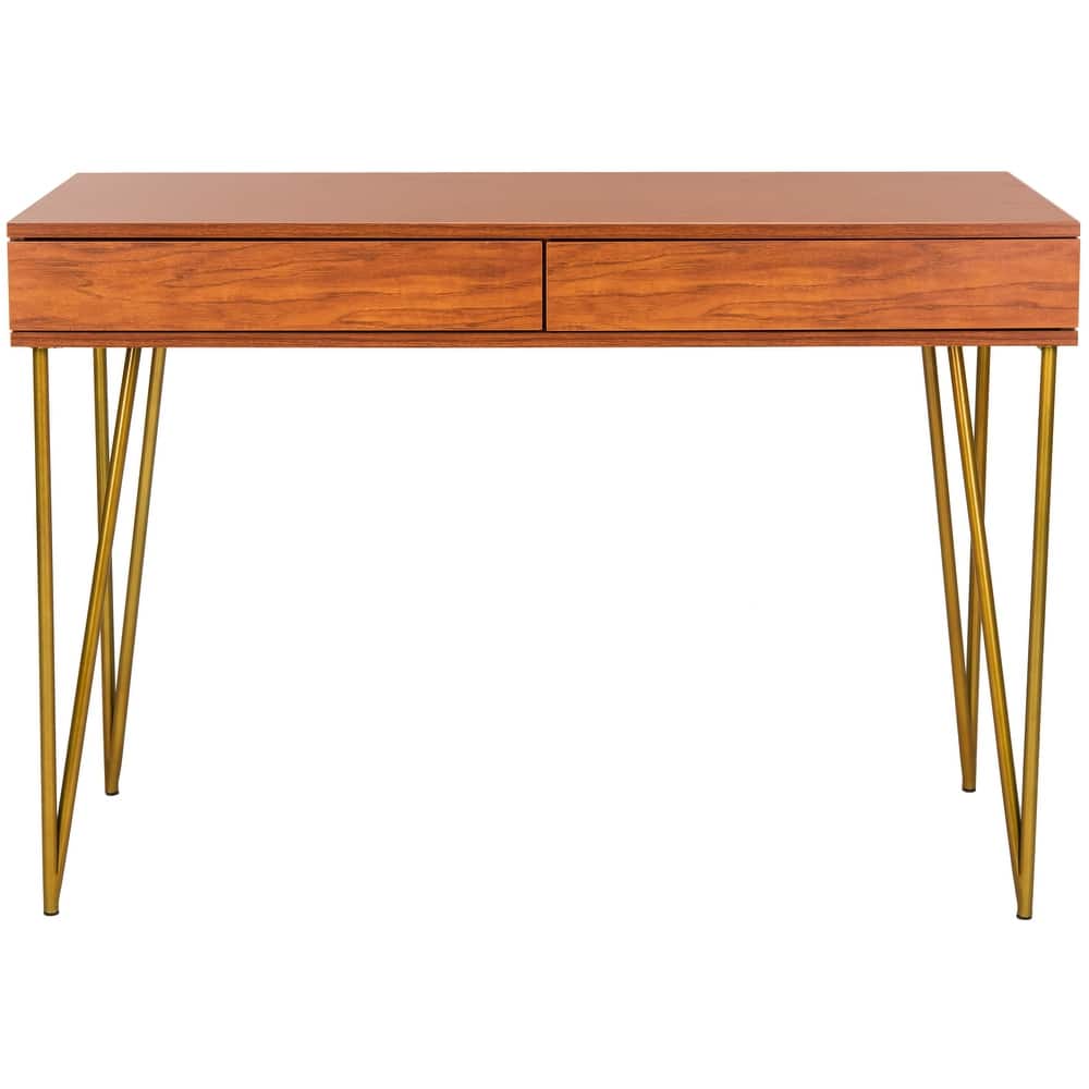 SAFAVIEH Ladonna Pine Natural 2-Drawer Desk