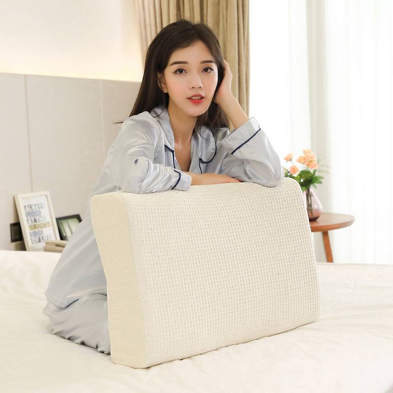 Latex Foam Pillow with Washable Cover White On Sale Bed Bath