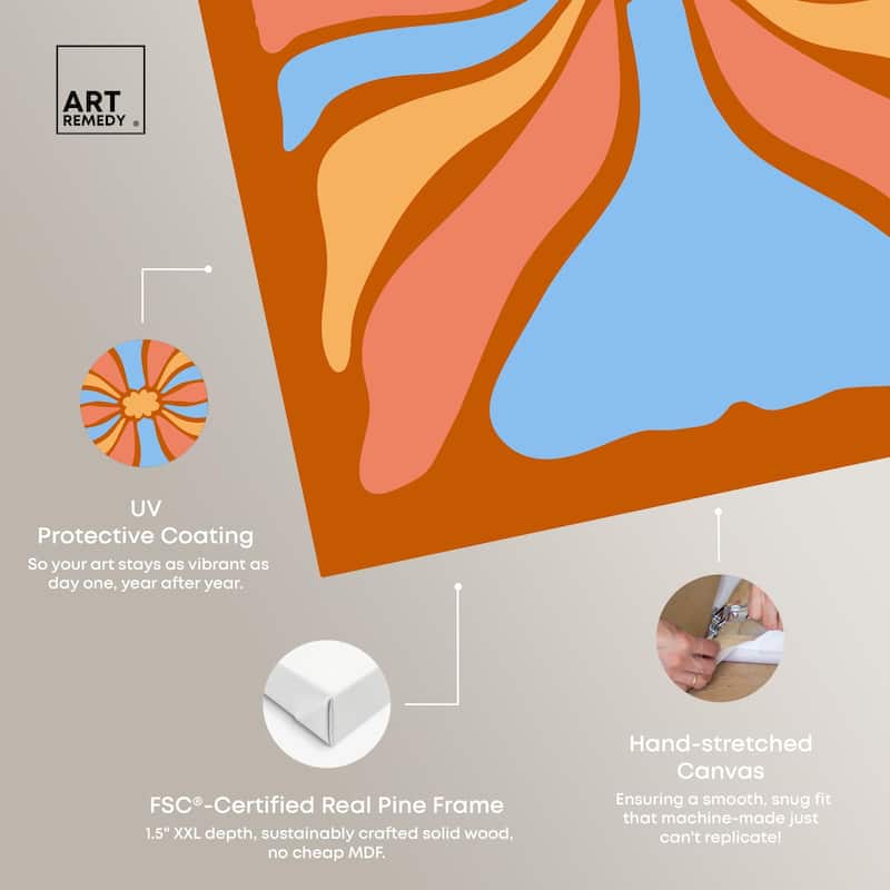 Conception de Fleurs Canvas by Art Remedy, Gallery Wrapped