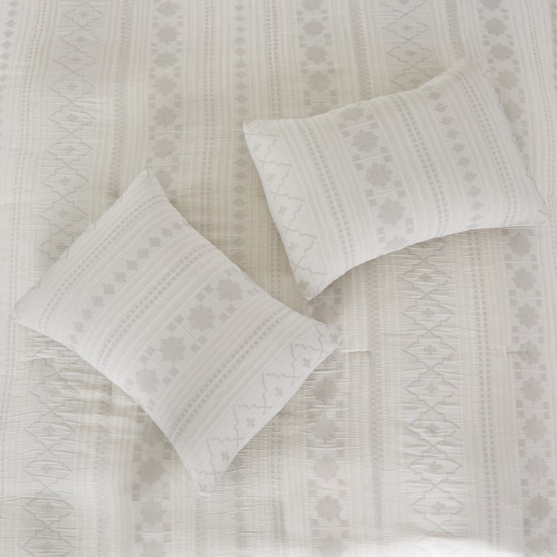 Modern Threads Marcy 5-Piece Jacquard Comforter Set with Shams and Decorative Pillows