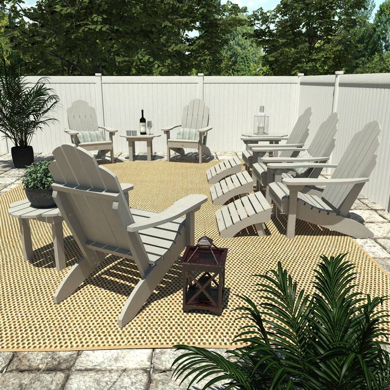 HIGHWOOD 12-Piece Adirondack Patio Conversation Set
