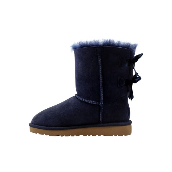 dark blue uggs with bows
