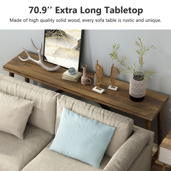extra long sofa console table