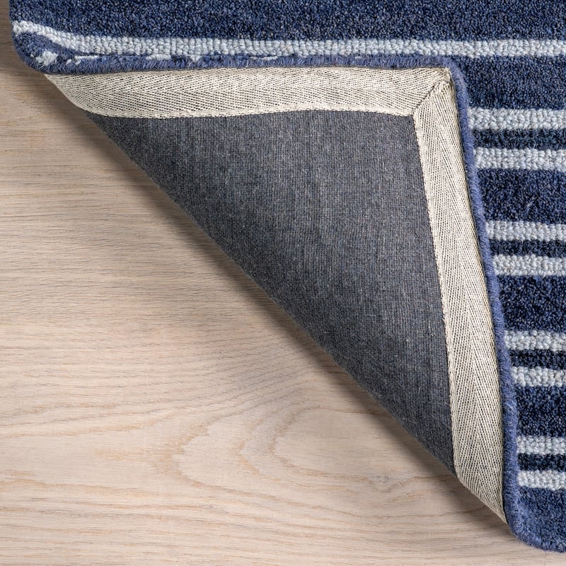 Pacific Striped Wool Area Rug