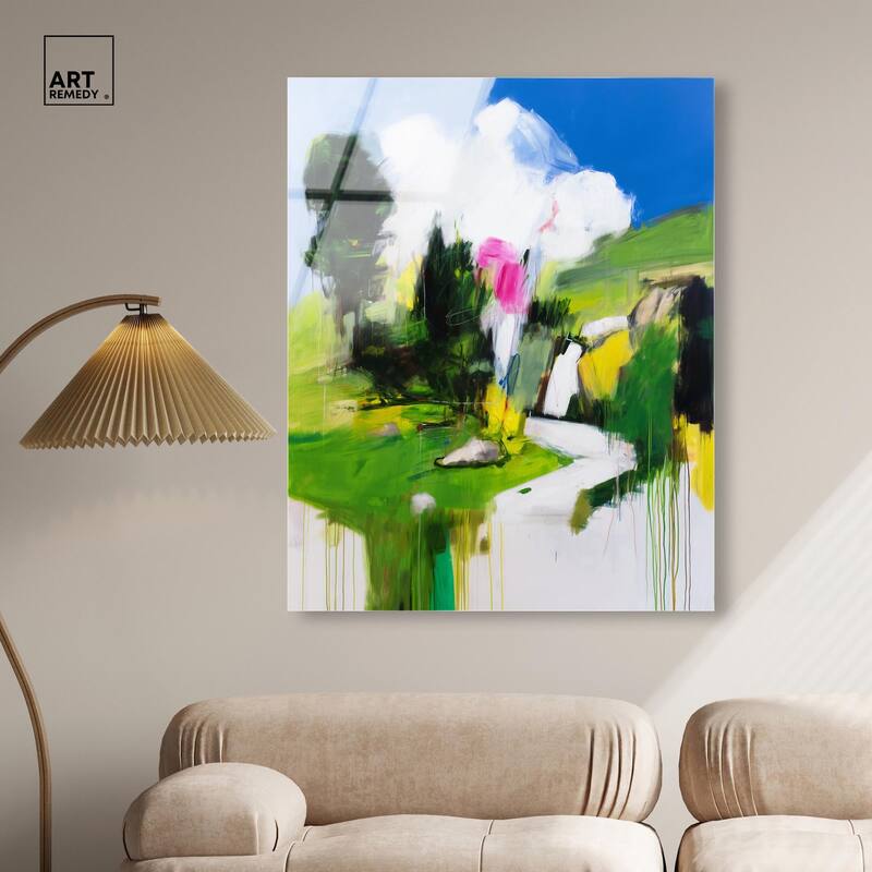 Swiss Fields Acrylic by Art Remedy, Ready to Hang