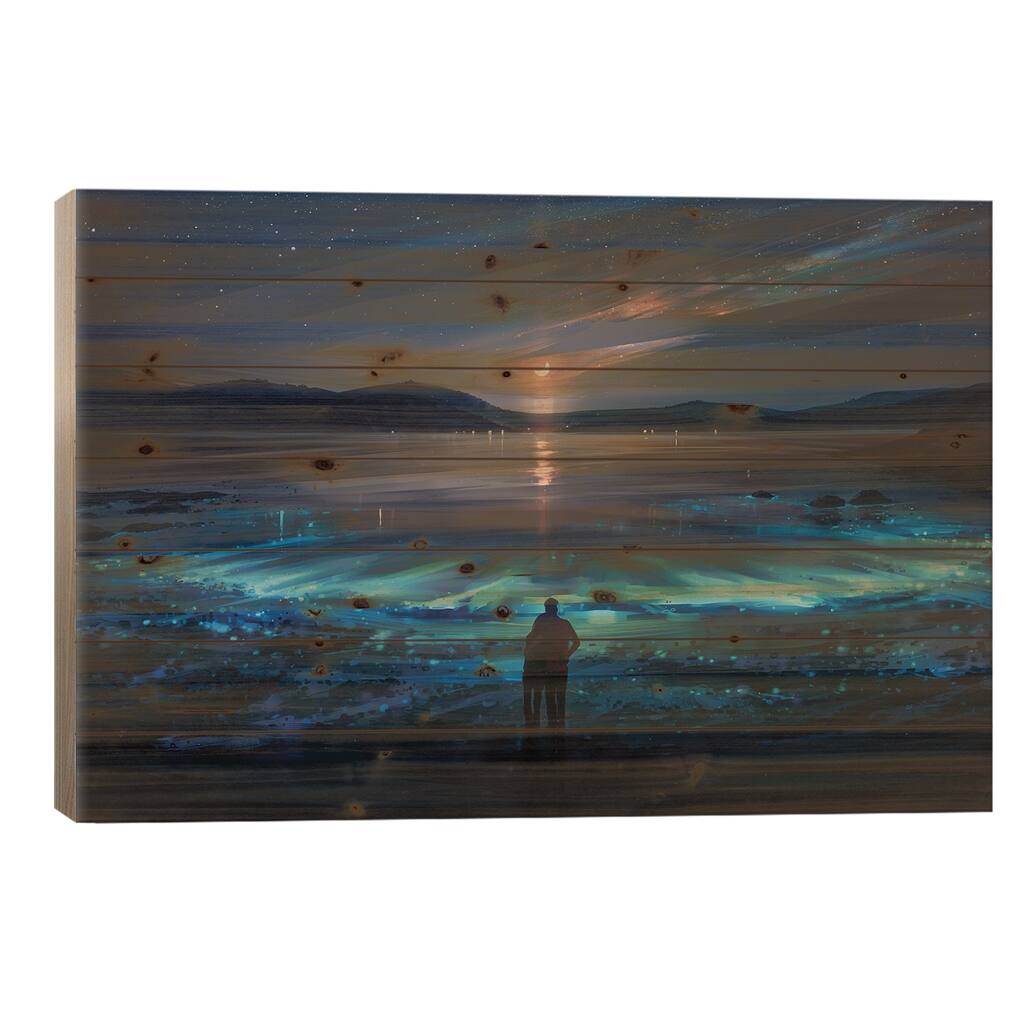 All I Need Print On Wood by Alena Aenami - Multi-Color
