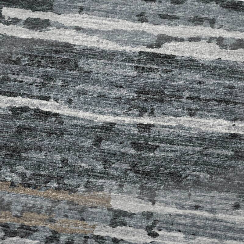 Premium Machine Washable ASB75 Ombre Stripes Sherpa Throw Blanket