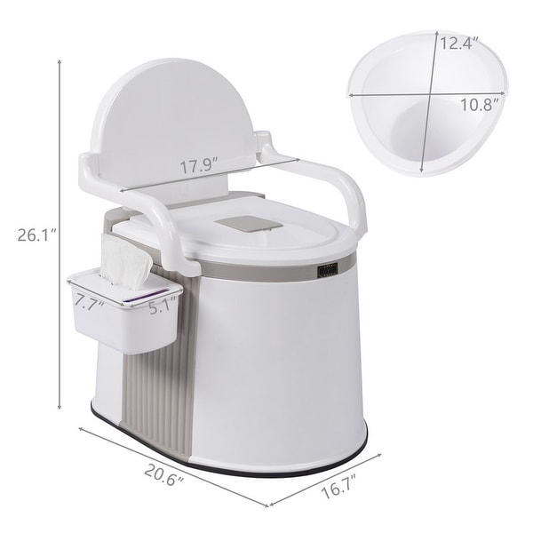 Portable toilet chair discount camping