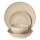 preview thumbnail 56 of 59, Gibson Home Stonebury 16 Piece Plates and Bowls - Handpainted Stoneware Dinnerware Set - Service for 4