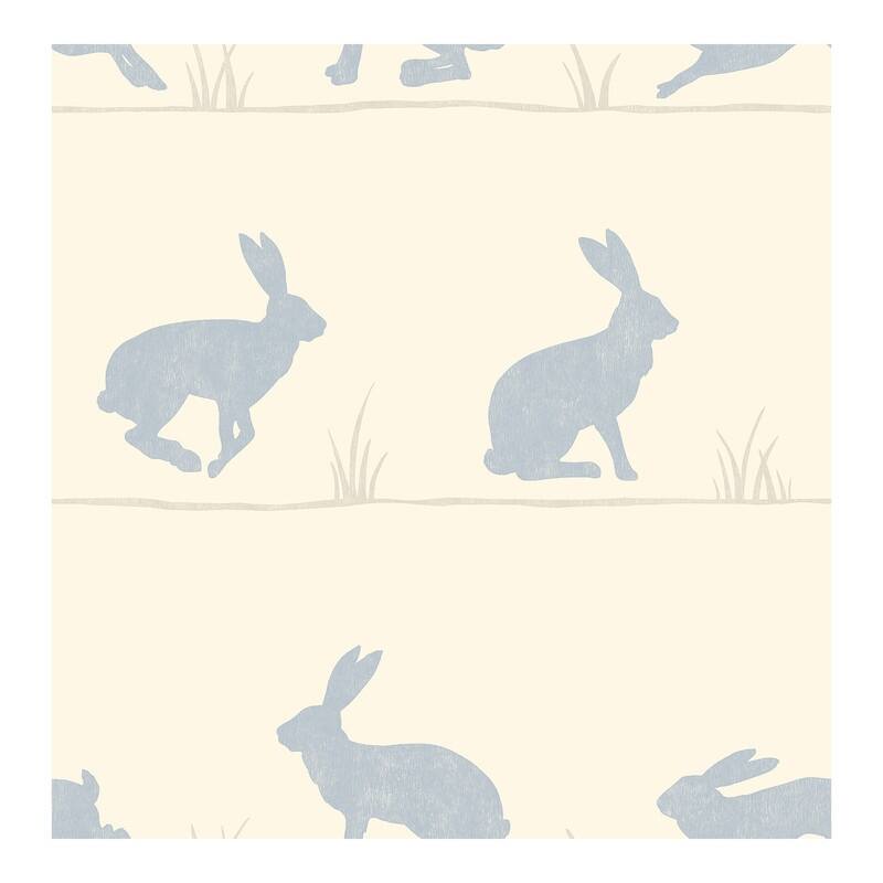 Fine Decor Nell Beige Rabbit Wallpaper - 20.5 x 396 x 0.025