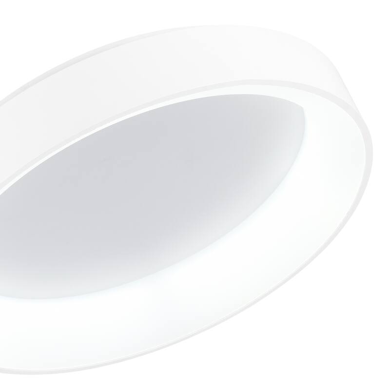 Arenal Integrated LED 24in White Flush Mount