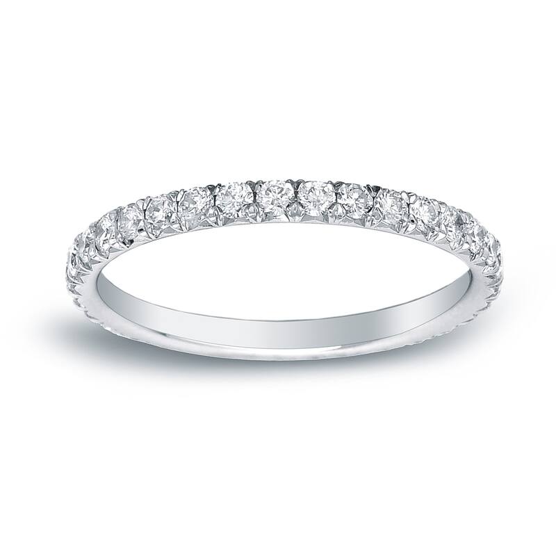 Auriya 2/5ctw Round Diamond Wedding Band 14k Gold