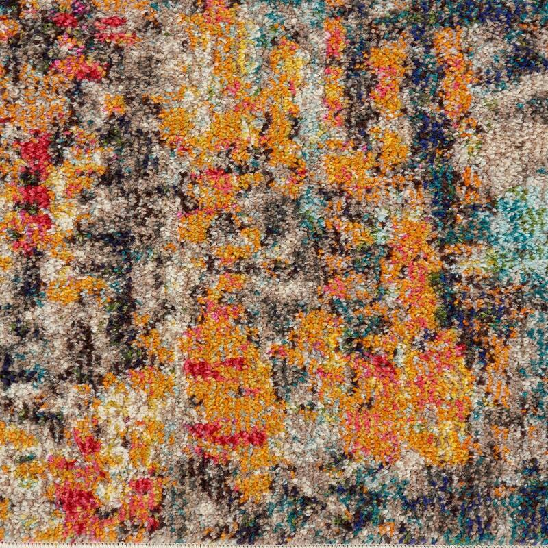 Nourison Celestial Modern Abstract Multicolor Area Rug