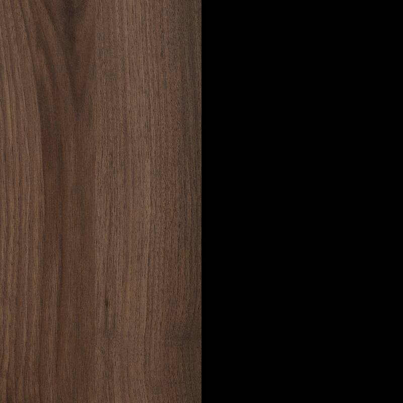South Shore Helsy L-shaped Corner Desk with Power Bar - Natural Walnut