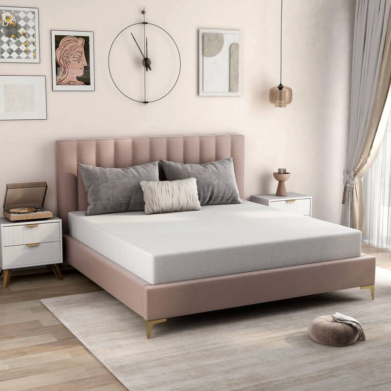 Comfiture Modern 8-inch Hypoallergenic Gel Memory Foam Mattress by DreamMax - King