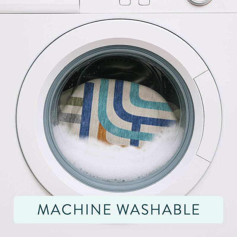 Machine Washable Indoor/ Outdoor Modern Penner Chantille Rug