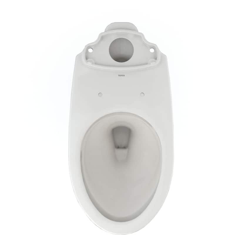 TOTO Drake Elongated Universal Height Tornado Flush Toilet Bowl with