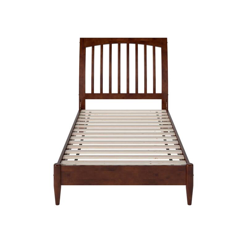 Orleans Solid Wood Low Profile Sleigh Platform Bed