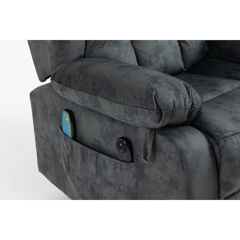 Power Lift Recliner Chair with Massage & Heating, Ergonomic Lounge Sofa Chair, Electric Massage Chair with USB Port