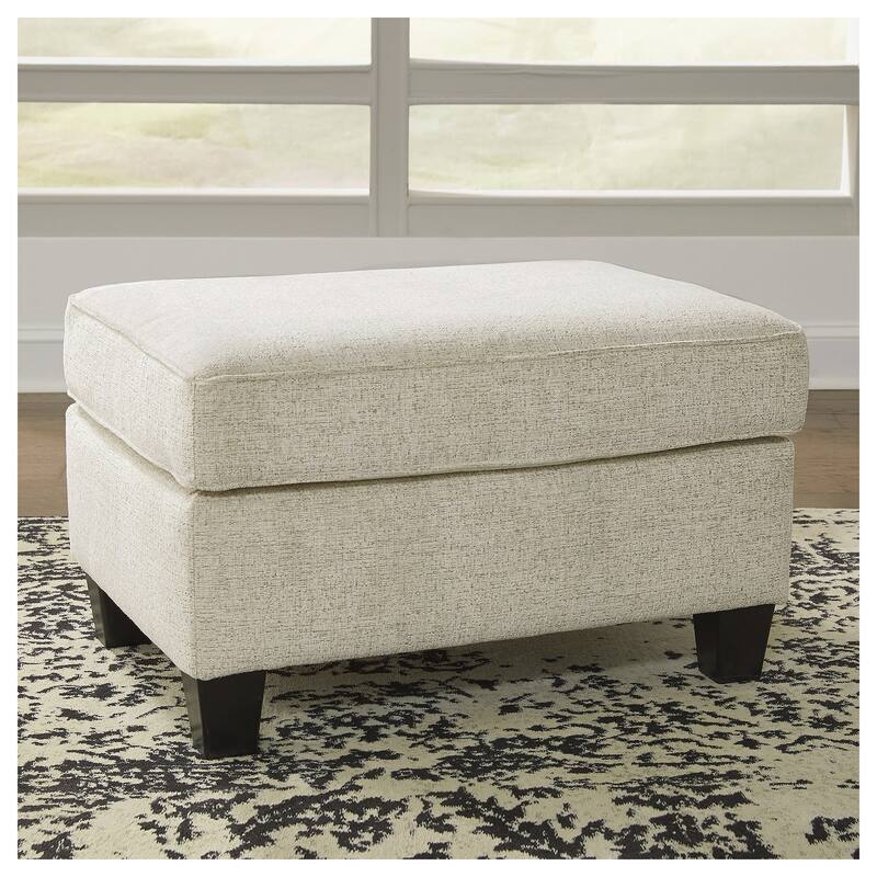 Signature Design by Ashley Abinger Oversized Accent Ottoman - Natural