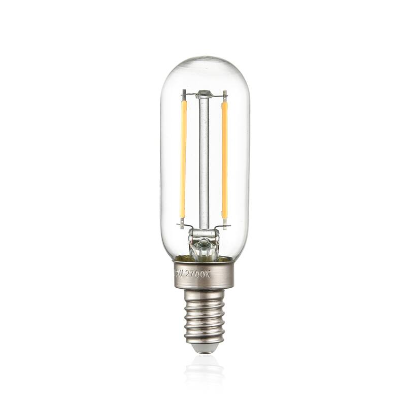Light Society Tabby Dimmable T8 LED Filament Light Bulb - Set of 4 - Clear