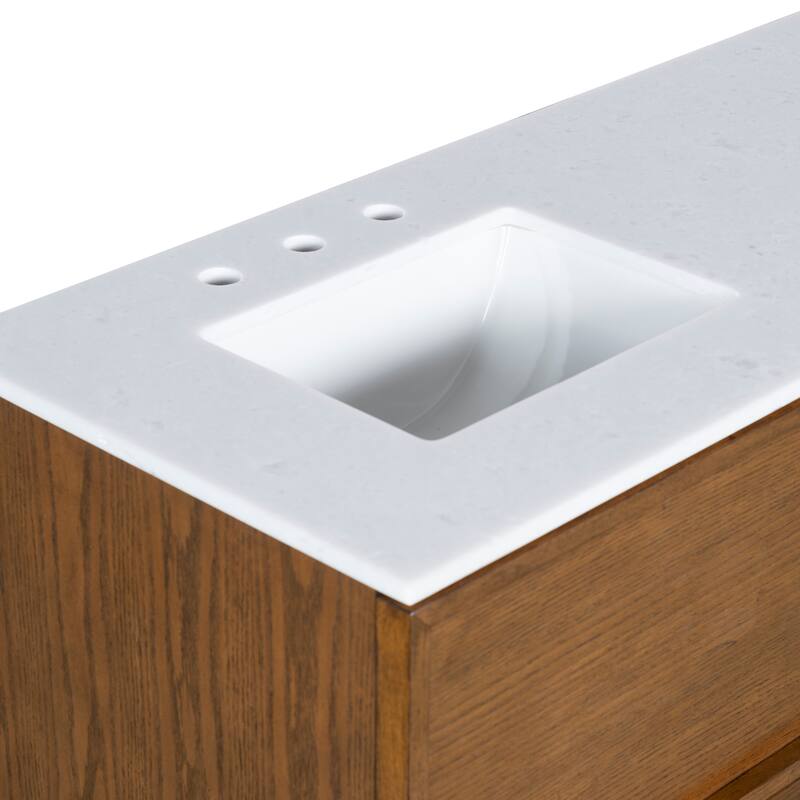 SAFAVIEH Couture Gabrietta Sink Vanity - 72"W x 22"D x 34"H
