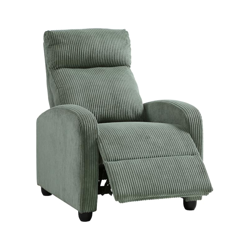 Covelo Corduroy Push Back Reclining Chair