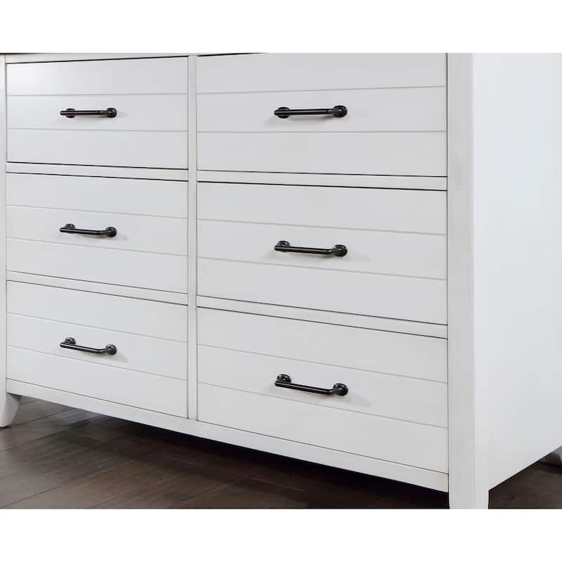 Nightstand Bedroom 1pc Nightstand Pull 2-Drawers