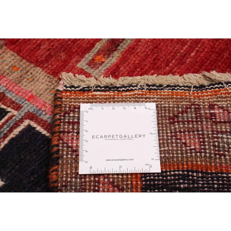 ECARPETGALLERY Hand-knotted Konya Anatolian Black, Red Wool Rug - 3'6 x 9'0