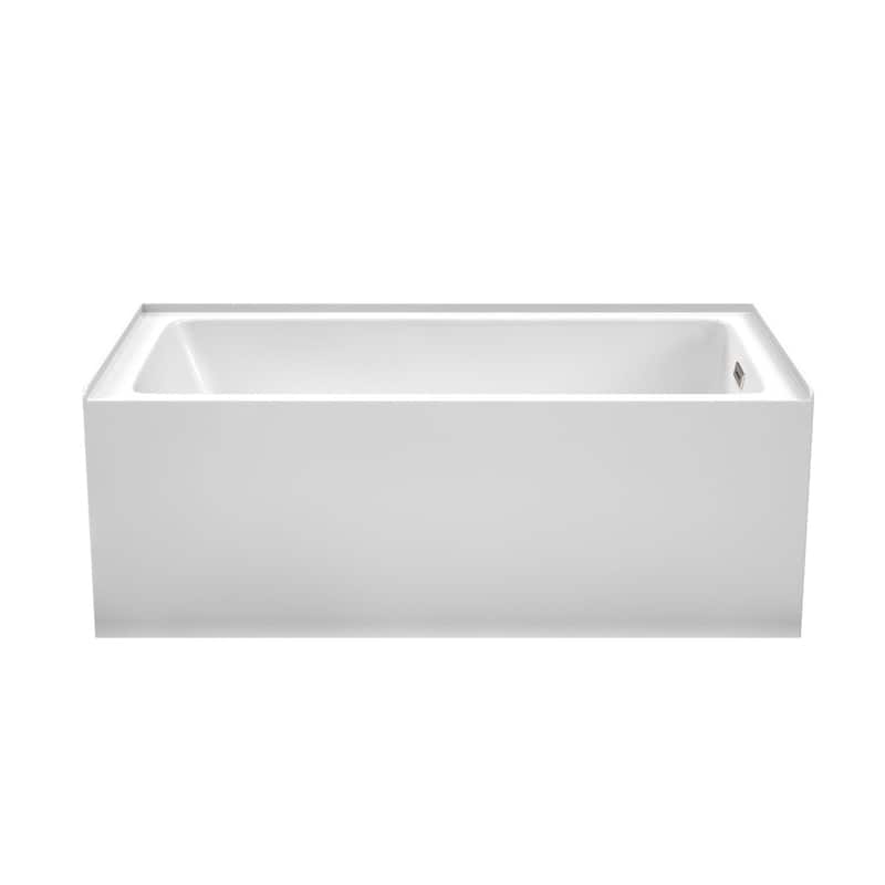 Grayley 60-Inch x 32-Inch Alcove Bathtub in White with Options