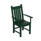 preview thumbnail 32 of 64, Laguna Outdoor Weather Resistant Patio Chair with Arms Dark Green
