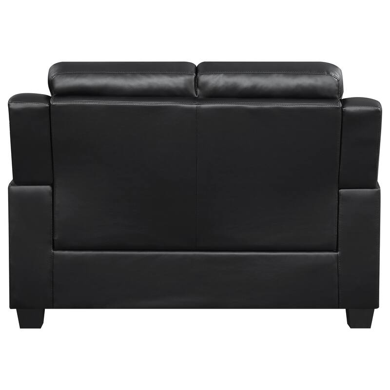 Finley Upholstered Padded Arm Tufted Sofa Set