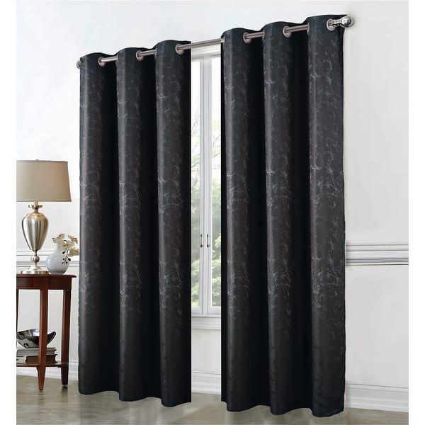 slide 2 of 16, Cosmo Shimmer Jacq 2pk Grom Panel Pair 84" Black Black