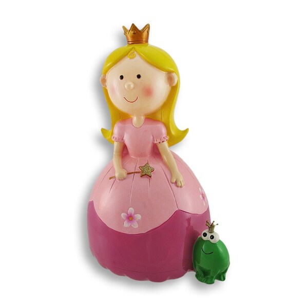 A Princess and Her Frog Jumbo Sized Coin Bank - 12.25 X 8 X 6.75 inches